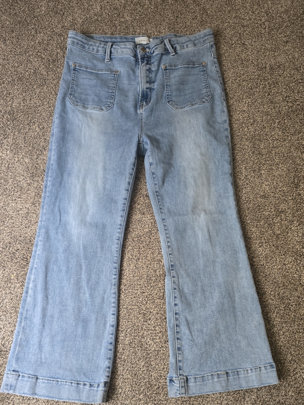 RISEN Light Wash Women’s Jeans - Classic Straight Leg